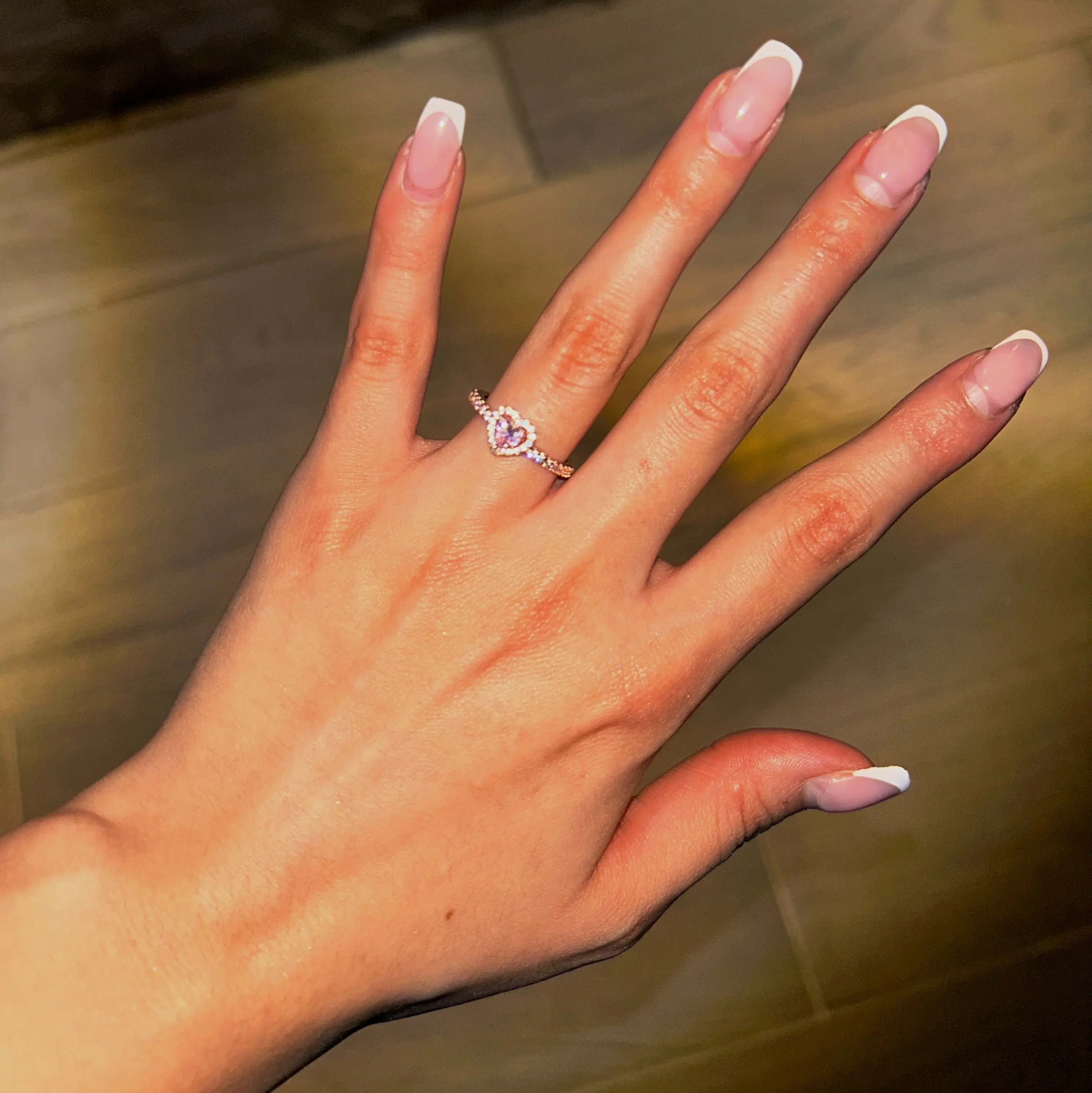 ANILLO PANDORA PROMESA CORAZON BRILLANTE ELEVADO ORO ROSA + KIT DE REGALO - Image 7