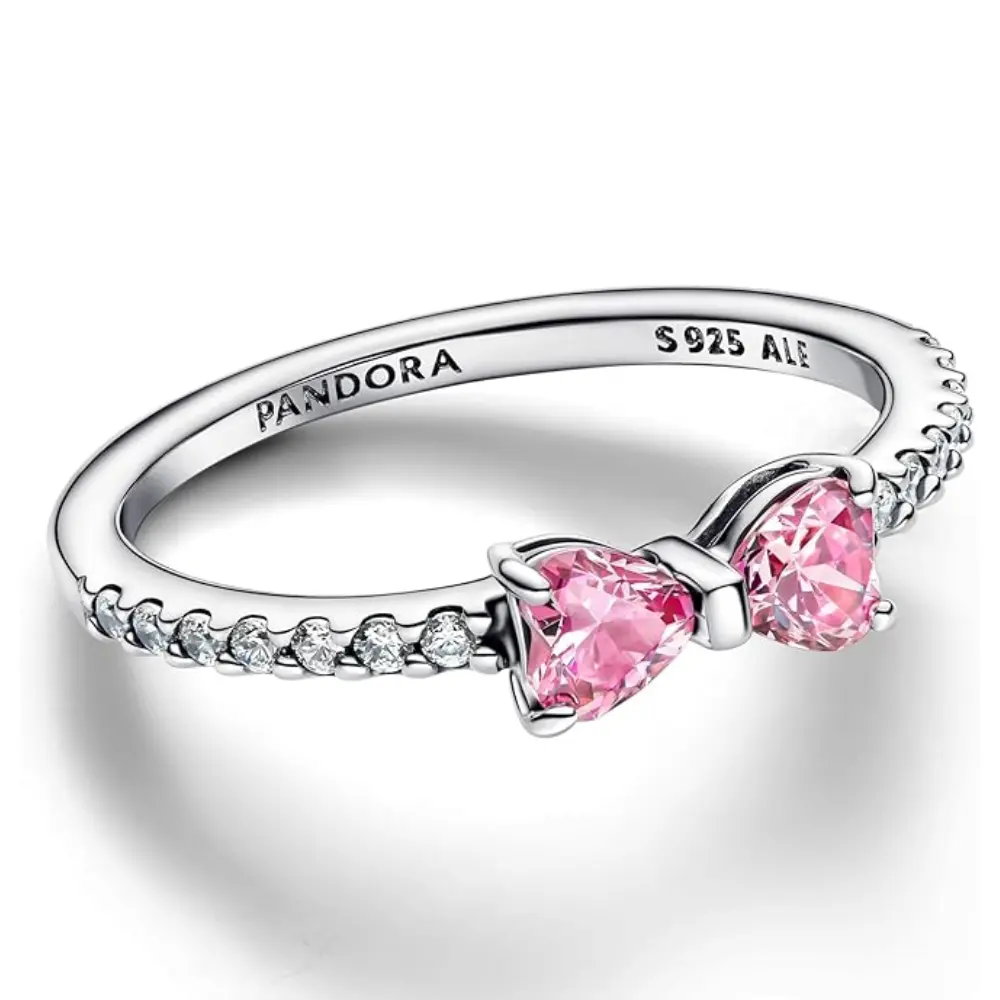 ANILLO PANDORA LAZO MOÑO ROSA PLATA .925 ACCESORIOS - Image 6