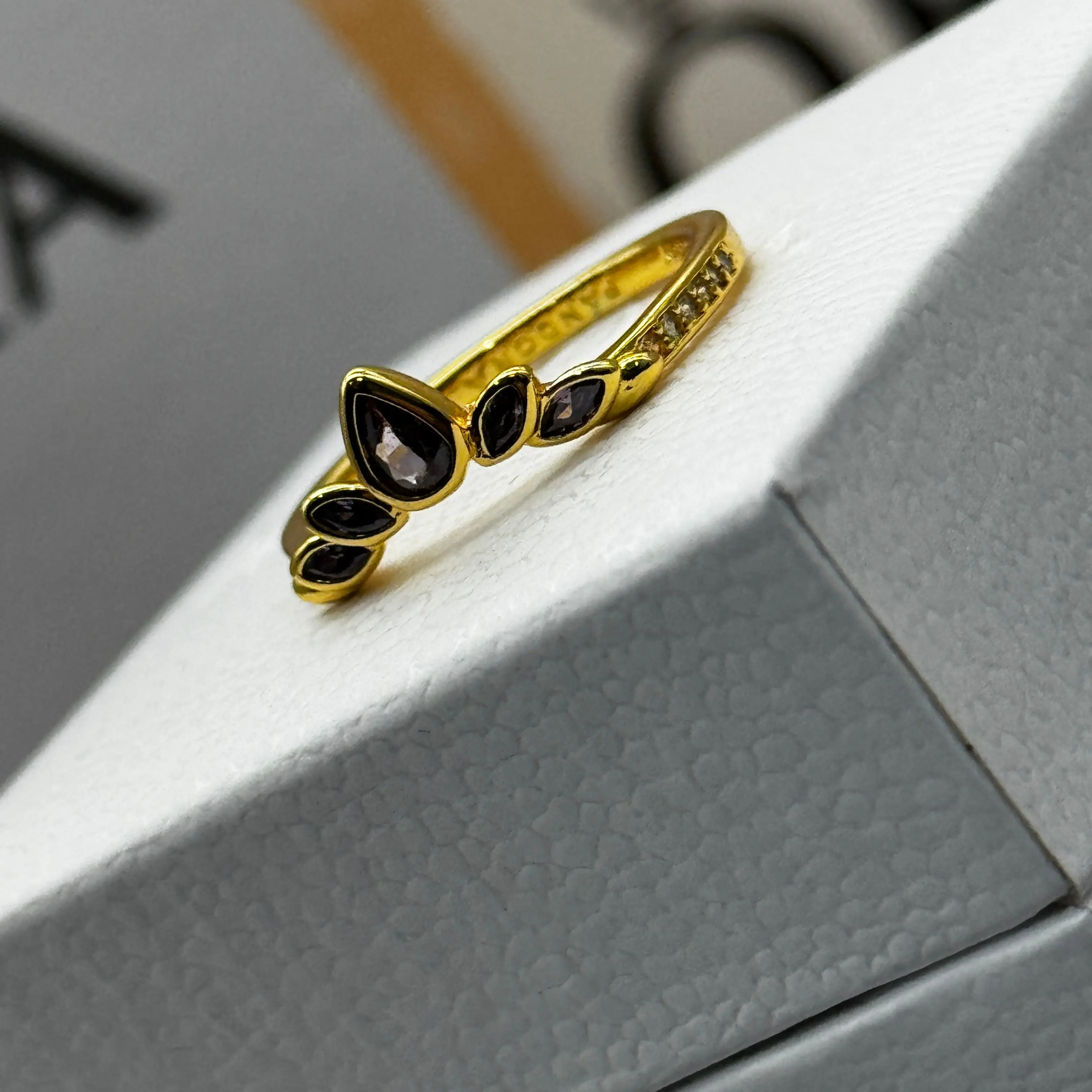 ANILLO PANDORA TIARA PRINCESA RENIA DISNEY FROZEN ORO 14K - Image 2