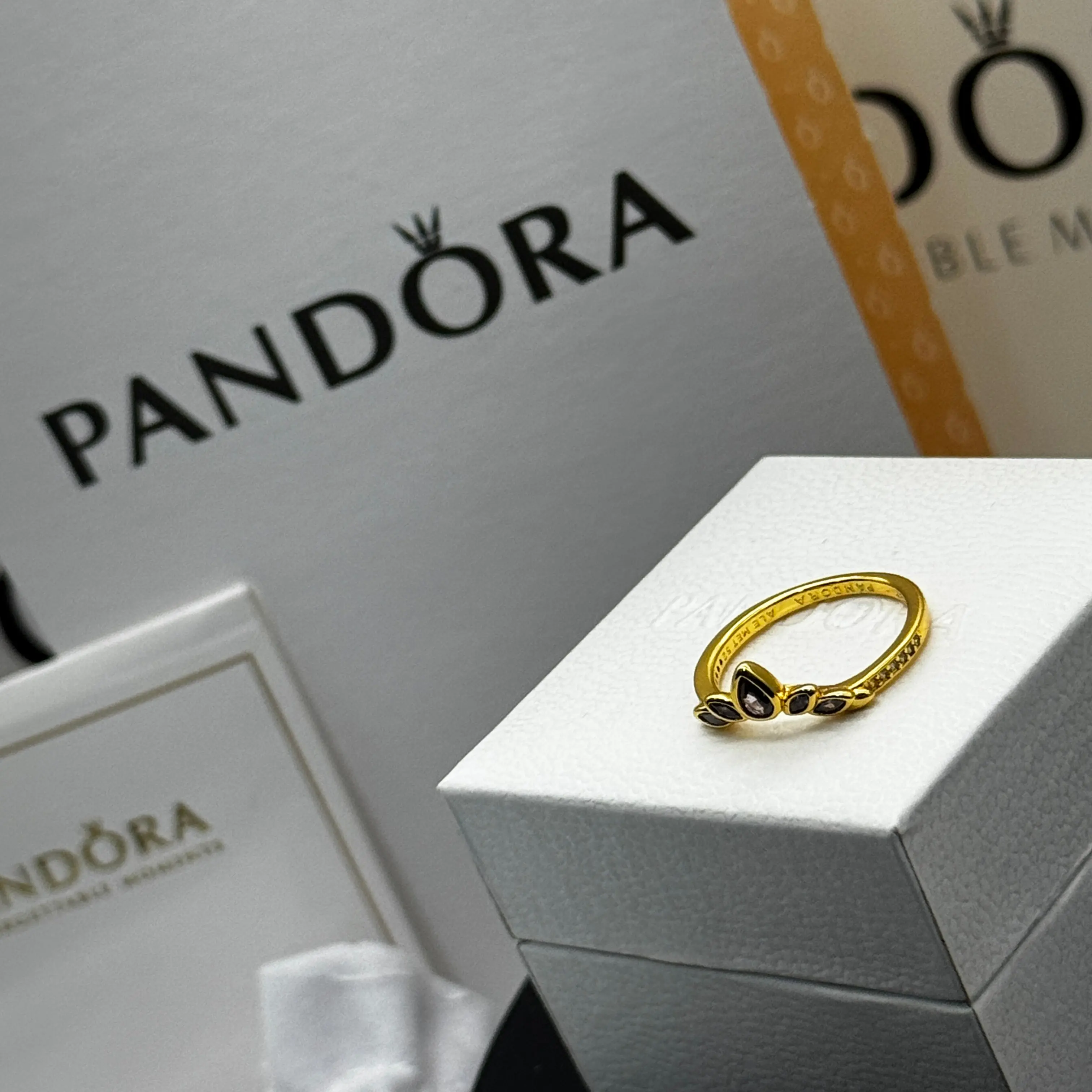 ANILLO PANDORA TIARA PRINCESA RENIA DISNEY FROZEN ORO 14K - Image 3