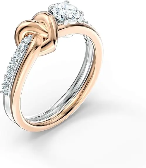 ANILLO PROMESA CORAZÓN ETERNO CRISTAL SWAROVSKI + KIT DE REGALO - Image 5