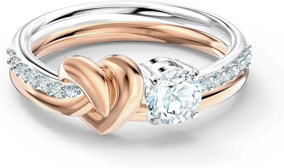 ANILLO PROMESA CORAZÓN ETERNO CRISTAL SWAROVSKI + KIT DE REGALO - Image 7