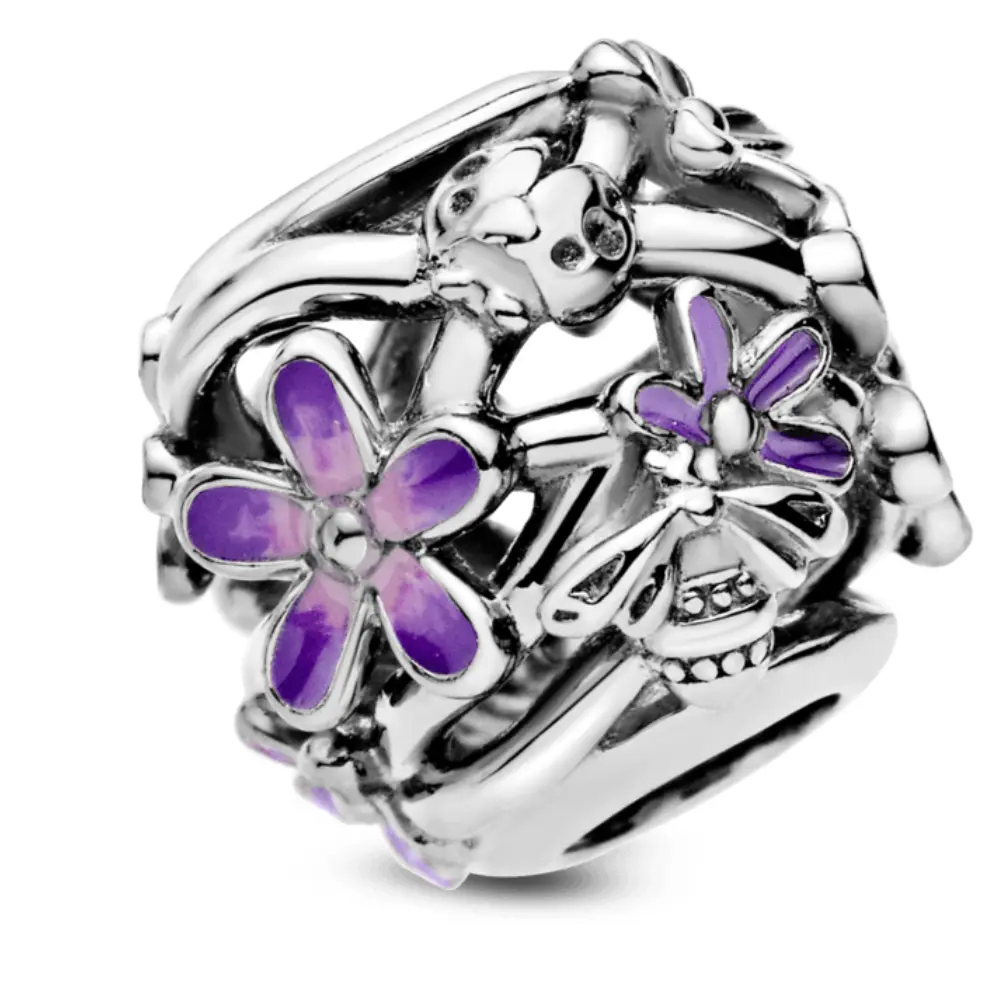 CHARM CALADO MARGARITA MORADO PANDORA - Image 4