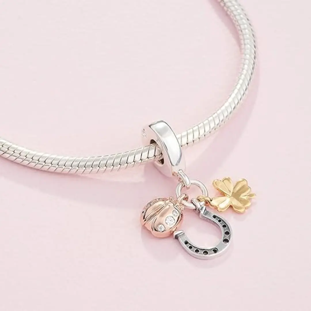 CHARM COLGANTE HERRADURA TREBOL SUERTE PANDORA - Image 4