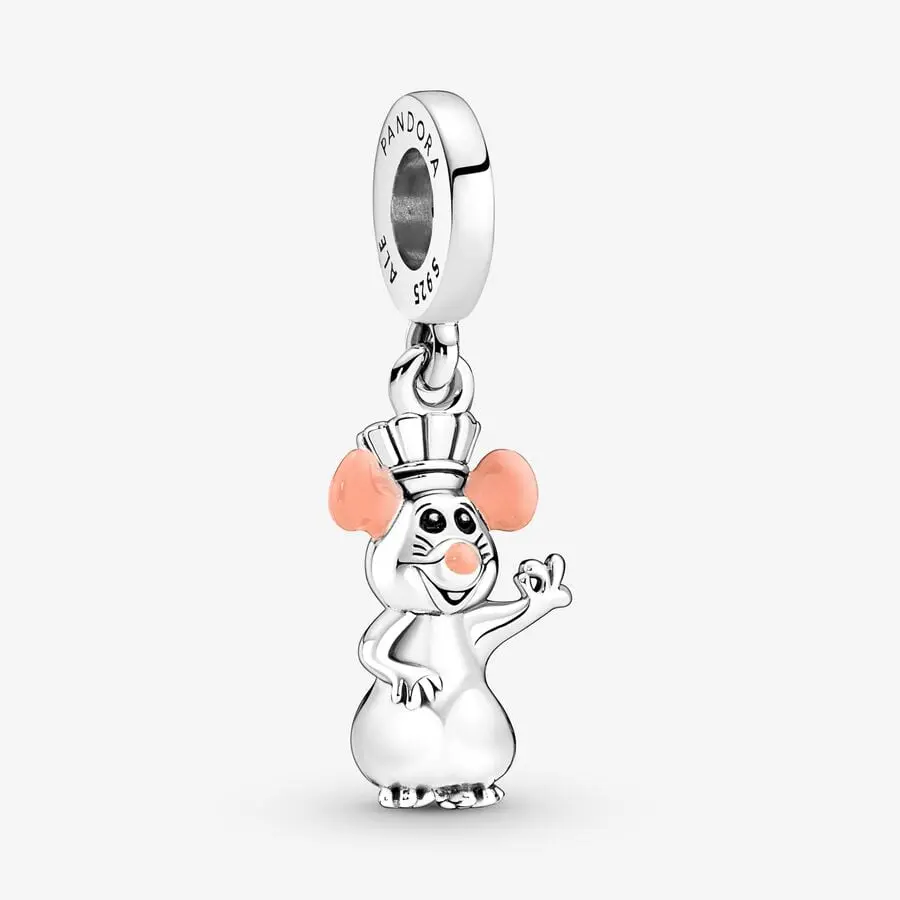 CHARM PANDORA COLGANTE REMY RATON PIXAR PLATA 925 - Image 7