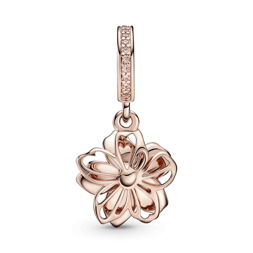 CHARM PANDORA COLGANTE FLOR CEREZO ORO ROSA 14K - Image 4