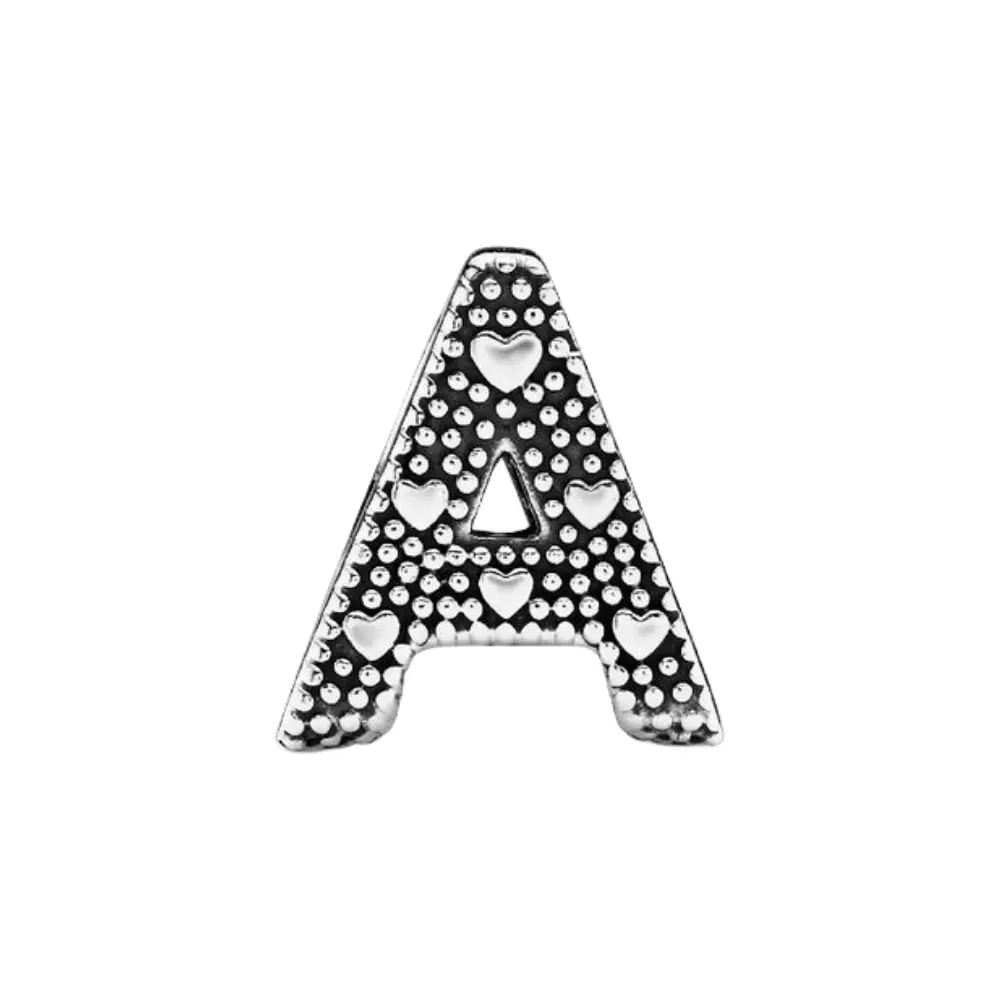 CHARMS PANDORA VARIAS LETRAS ALFABETO PLATA .925 - Image 3