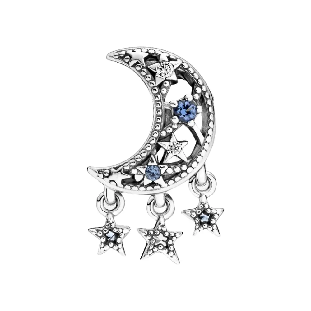 CHARM PANDORA LUNA CRECIENTE Y ESTRELLAS .925 - Image 3