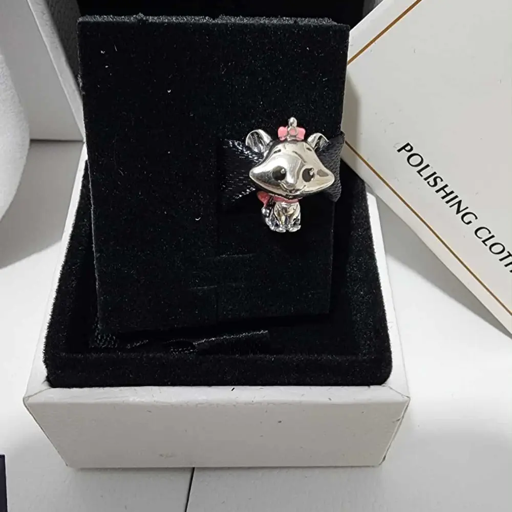 CHARM PANDORA MARIE ARISTOGATOS DISNEY PLATA 925 - Image 2