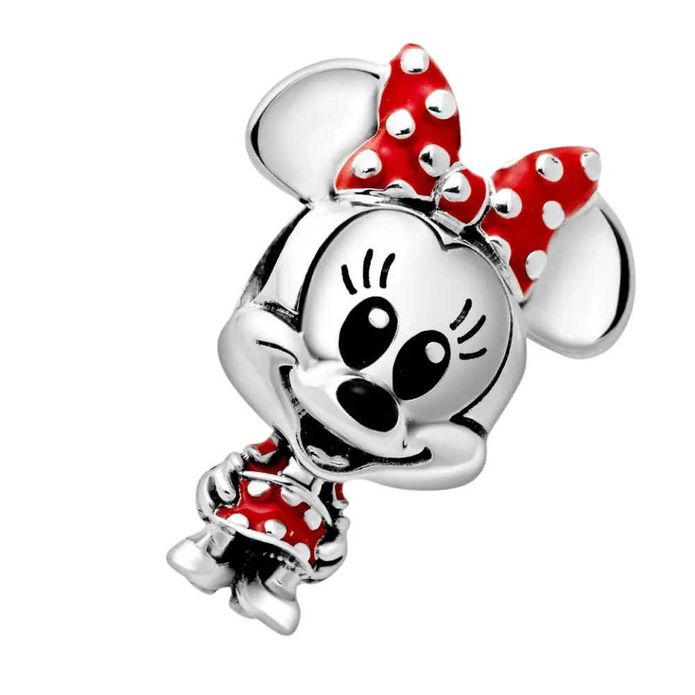 CHARM PANDORA MINNIE MOUSE DISNEY MOÑO .925 - Image 3