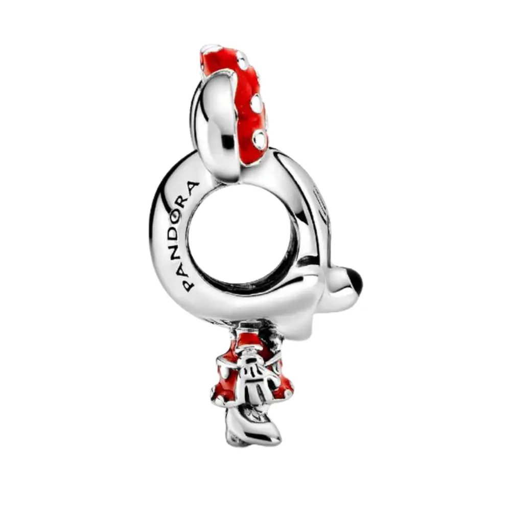 CHARM PANDORA MINNIE MOUSE DISNEY MOÑO .925 - Image 4