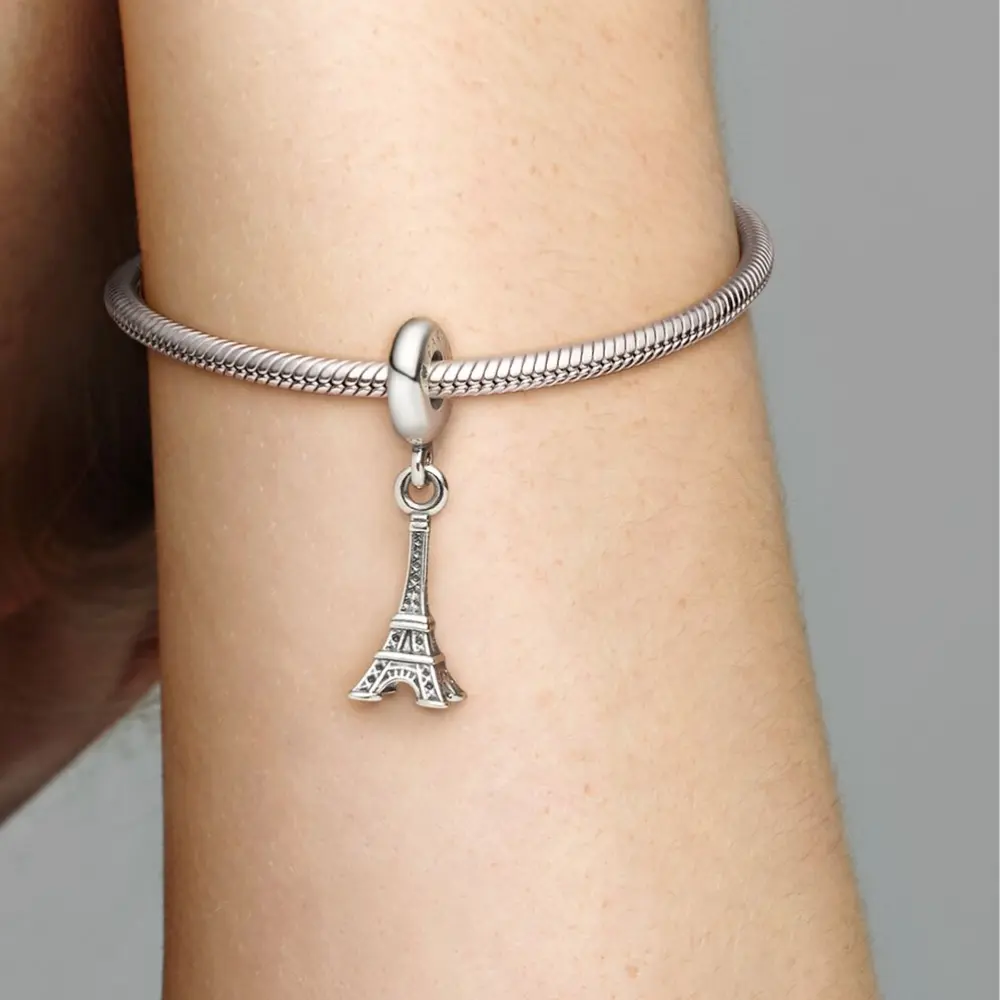 CHARM PANDORA TORRE EIFFEL PARIS PLATA .925 - Image 2