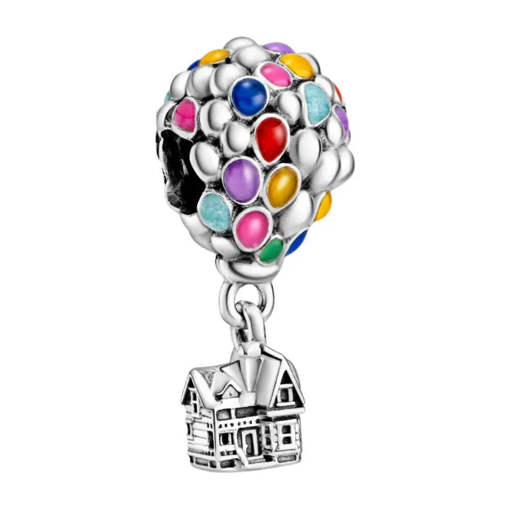 CHARM PANDORA UP GLOBO Y CASA PELICULA DISNEY .925 - Image 5