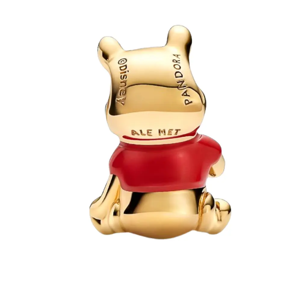 CHARM PANDORA WINNIE THE POOH DISNEY DORADO .925 - Image 3