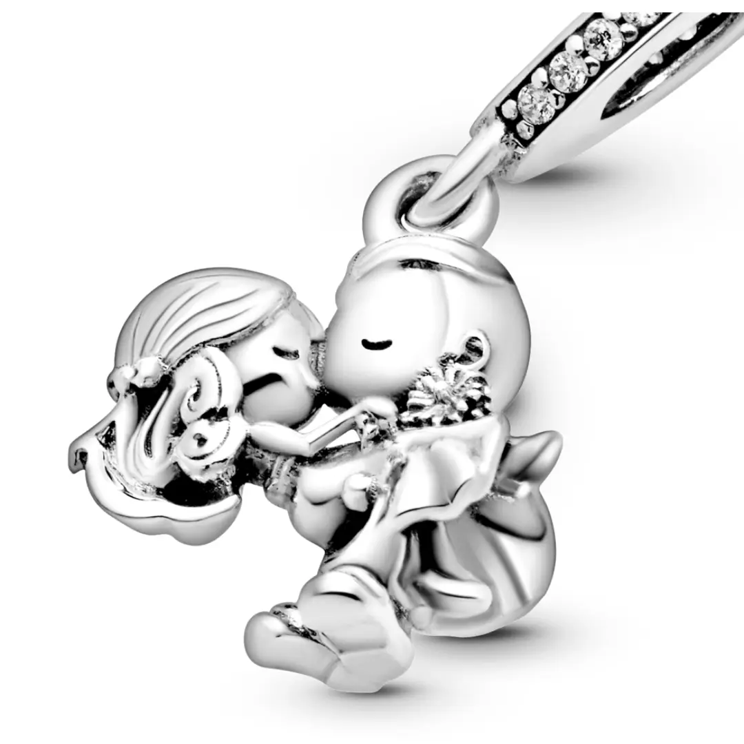 CHARM PAREJA ESPOSOS NOVIOS BODA PANDORA - Image 4