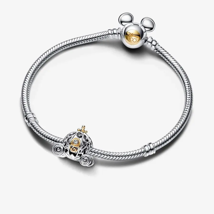 CHARMS PANDORA CARRUAJE CENTENARIO DISNEY PLATA .925 - Image 4