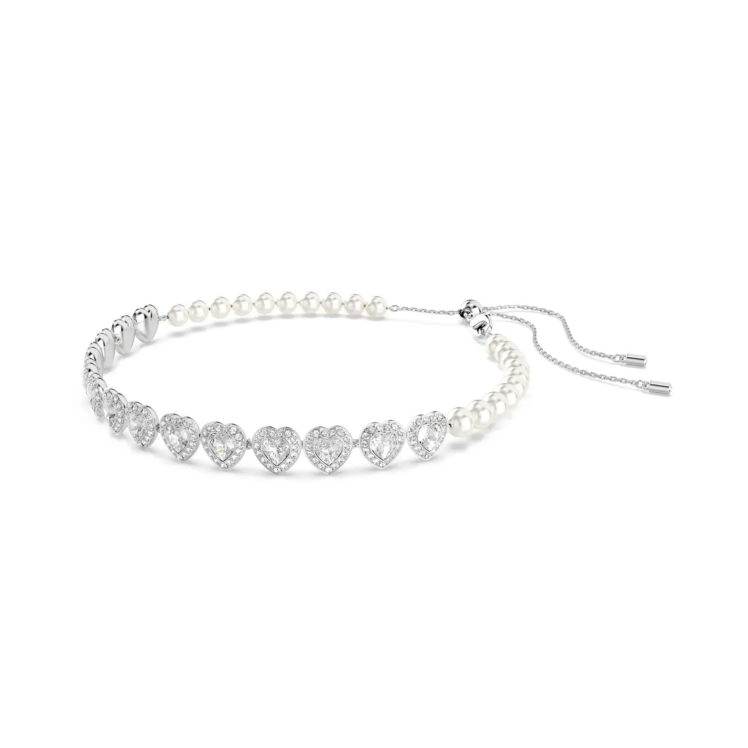 COLLAR CHOKER SWAROVSKI ARIANA GRANDE PERLAS CORAZONES + KIT DE REGALO - Image 7