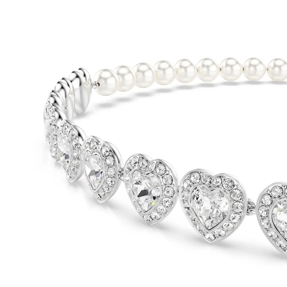 COLLAR CHOKER SWAROVSKI ARIANA GRANDE PERLAS CORAZONES + KIT DE REGALO - Image 9