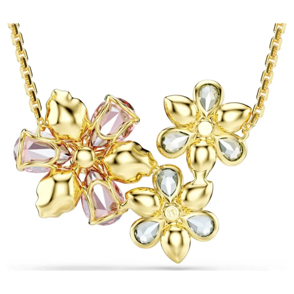 COLLAR COLGANTE SWAROVSKI IDYLLIA FLORES CRISTALES MULTI COLOR + KIT DE REGALO - Image 5