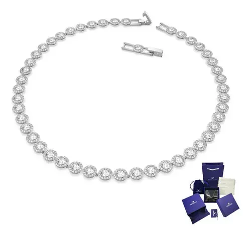 SET CONJUNTO COLLAR + PULSERA + ARETES SWAROVSKI ANGELIC HALO - Image 17