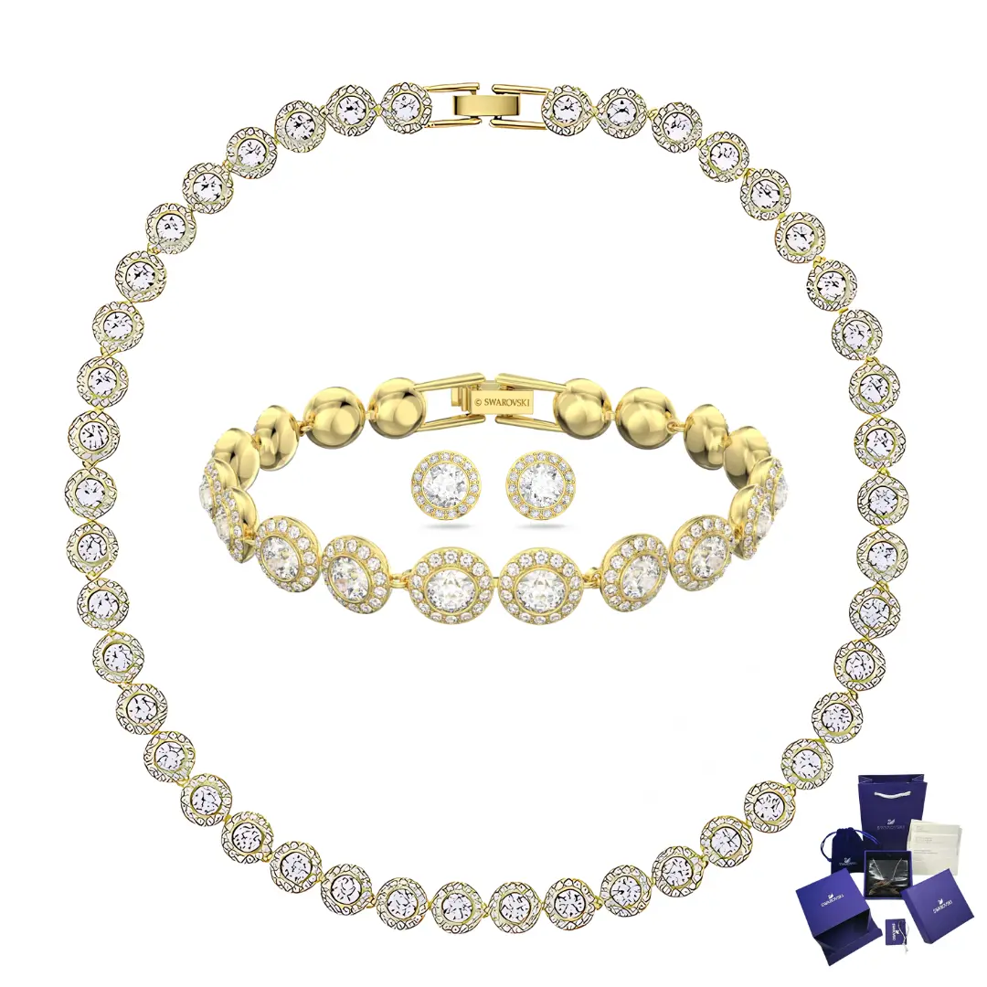 SET CONJUNTO COLLAR + PULSERA + ARETES SWAROVSKI ANGELIC HALO - Image 3