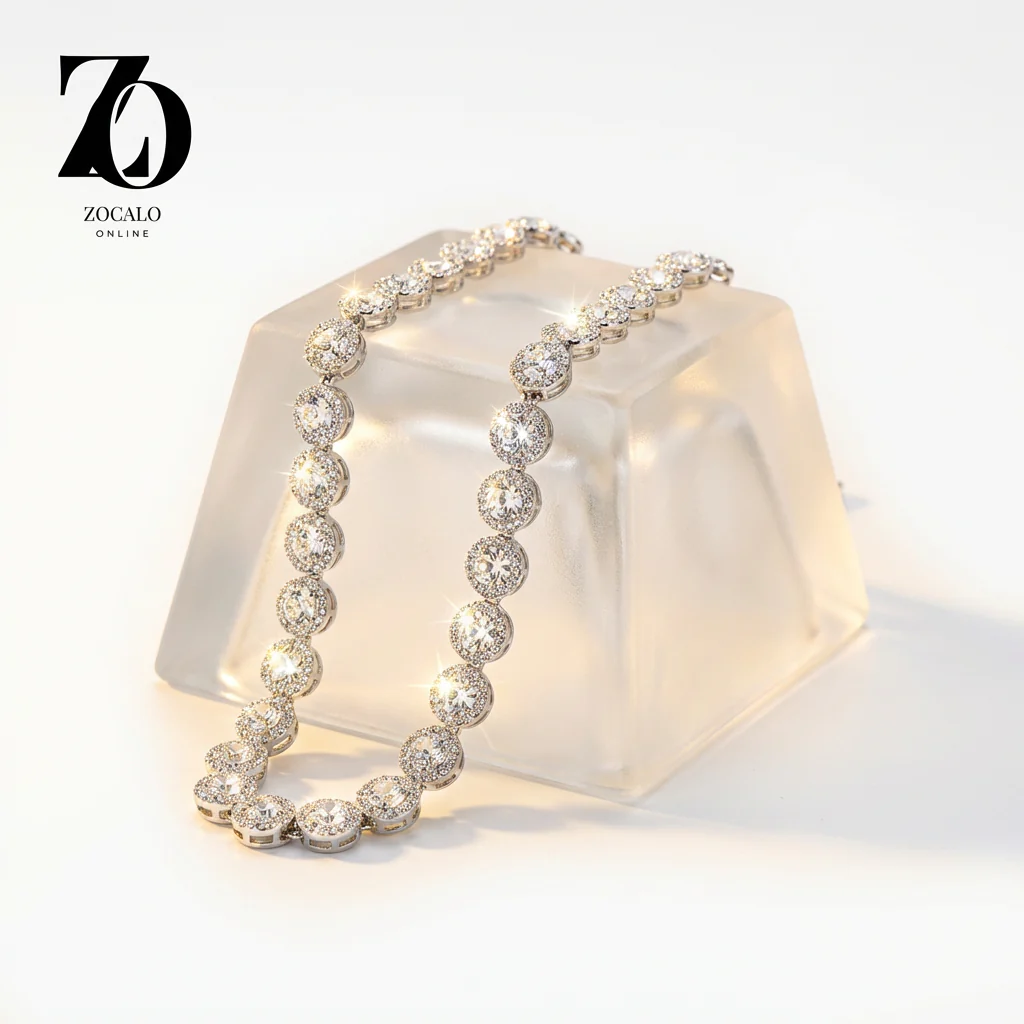 COLLAR CRISTAL SWAROVSKI ANGELIC PLATEADO + KIT DE REGALO - Image 4