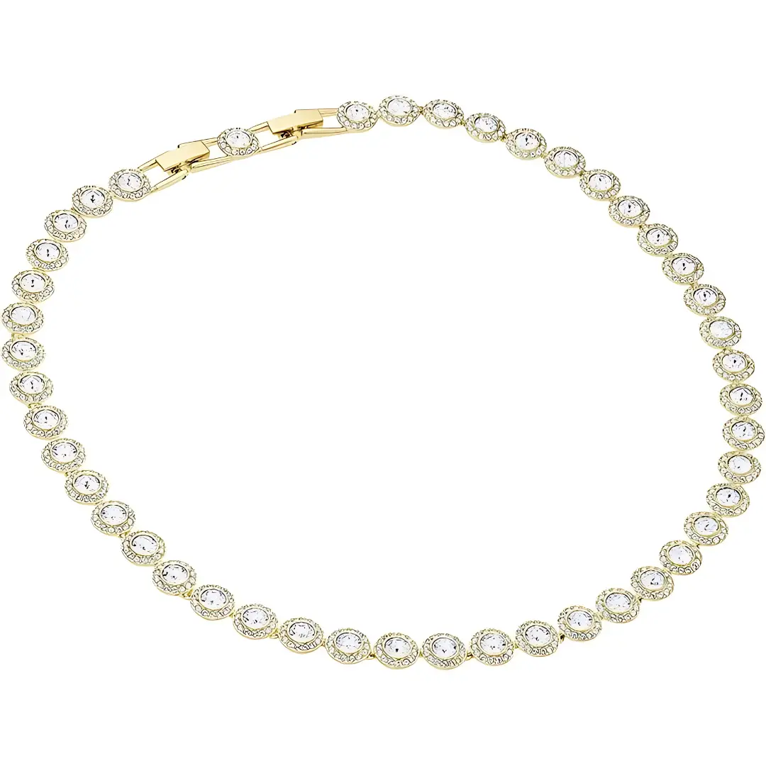 COLLAR CRISTAL SWAROVSKI ANGELIC HALO ORO 14K + KIT DE REGALO - Image 6