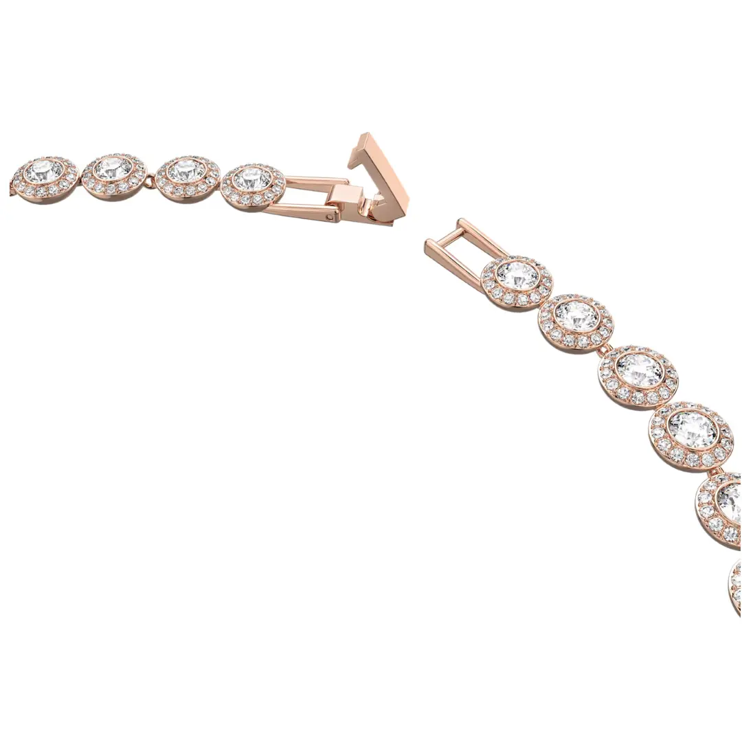 COLLAR CRISTAL SWAROVSKI ANGELIC HALO ORO ROSA 14K + KIT DE REGALO - Image 5