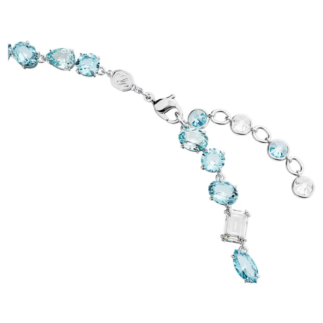COLLAR GEMA CRISTALES COMPLETO AZUL SWAROVSKI + KIT DE REGALO - Image 2