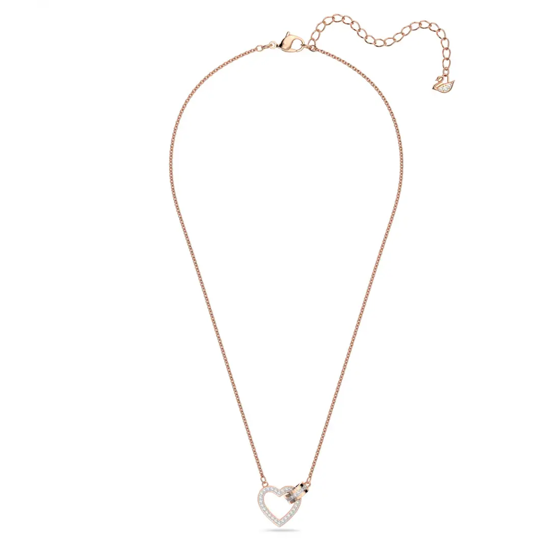 COLLAR LOVELY CORAZON SWAROVSKI ORO ROSA + KIT DE REGALO - Image 5