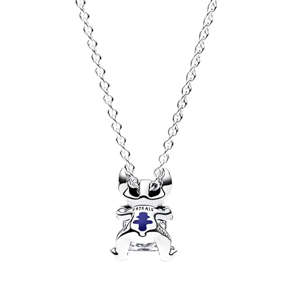 COLLAR PANDORA STITCH BRILLANTE COLLIER PLATA .925 ACCESORIOS - Image 4
