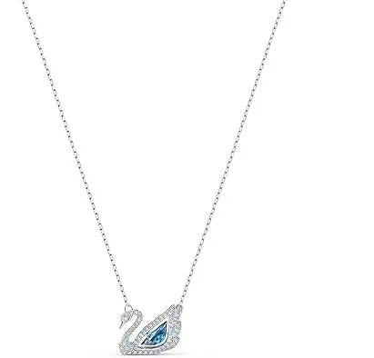 COLLAR SWAROVSKI DANCING SWAN AZUL CISNE RODIO + KIT DE REGALO - Image 8