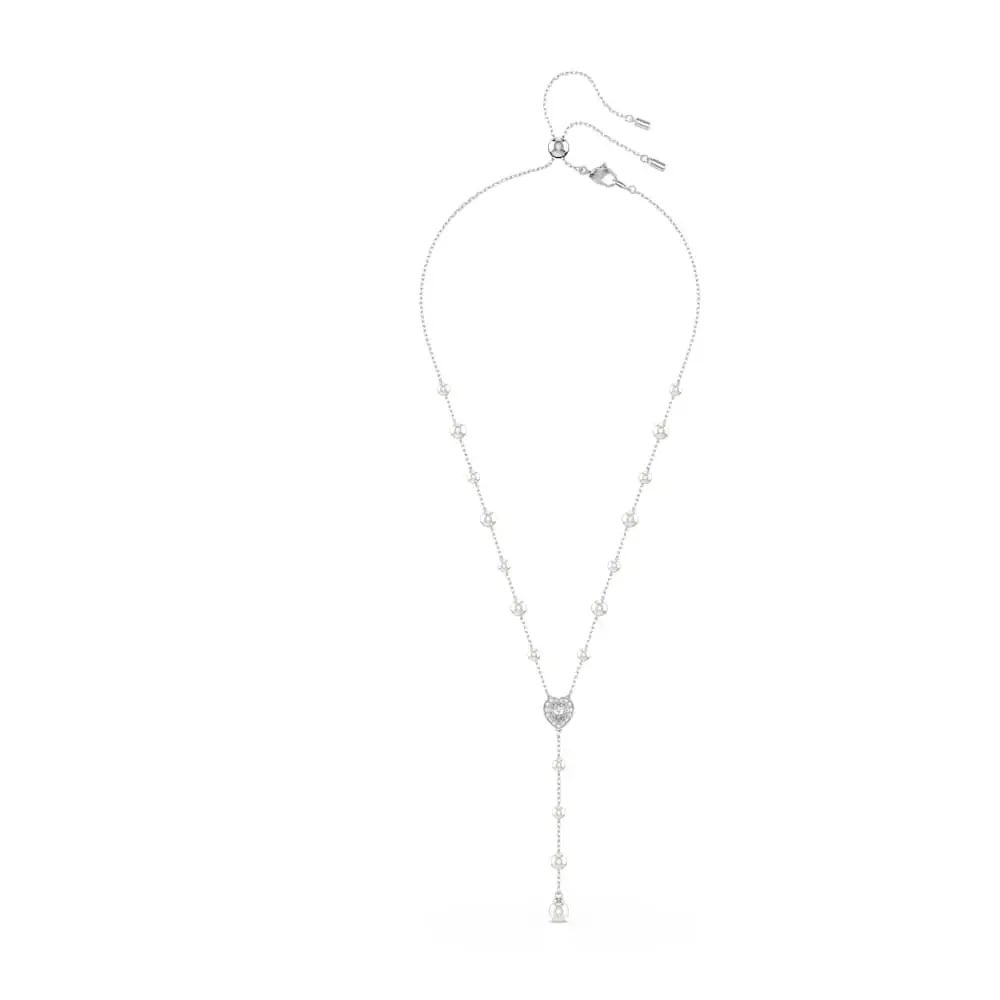 COLLAR SWAROVSKI EN Y ARIANA GRANDE CORAZON BLANCO + KIT DE REGALO - Image 5