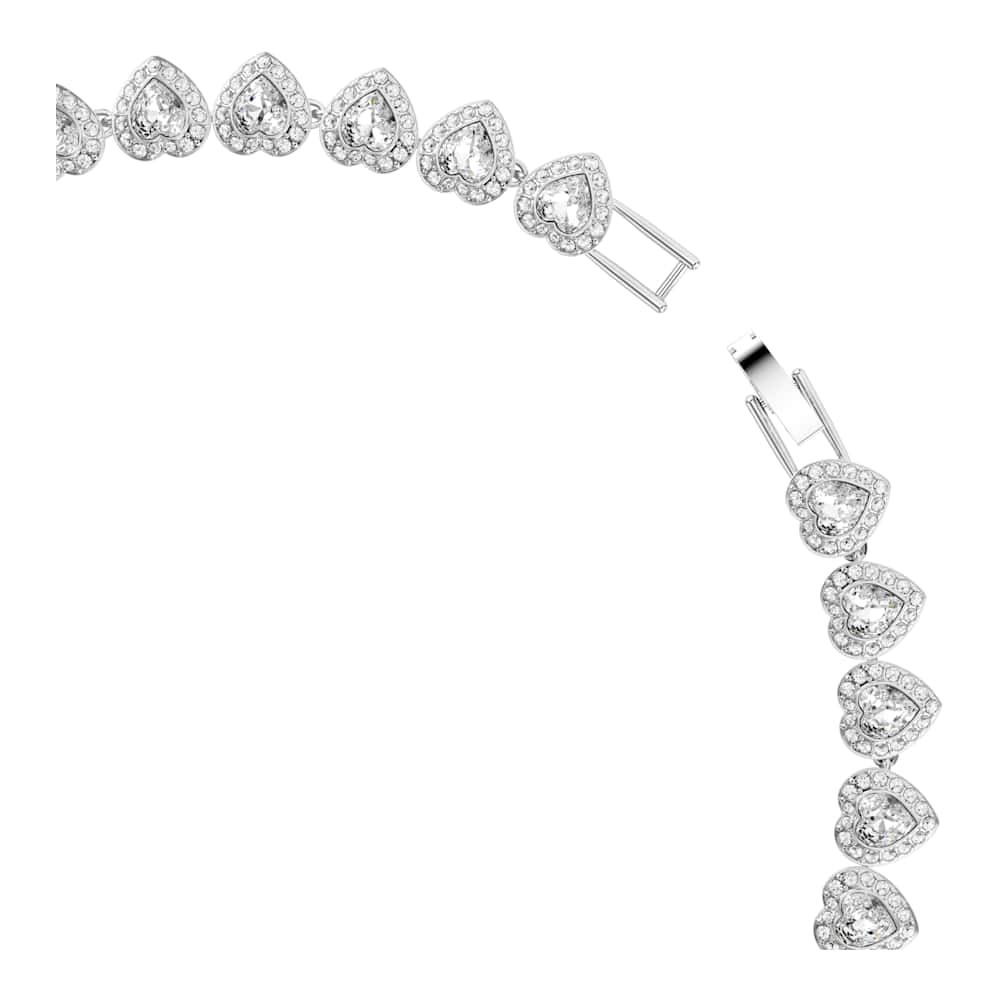 COLLAR SWAROVSKI TENIS CORAZONES BLANCOS ARIANA GRANDE + KIT DE REGALO - Image 8
