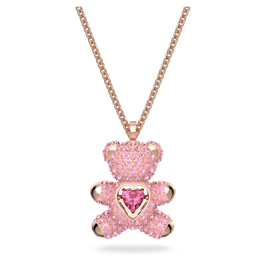 COLLAR TEDDY BEAR OSO SWAROVSKI ROSE GOLD - Image 5