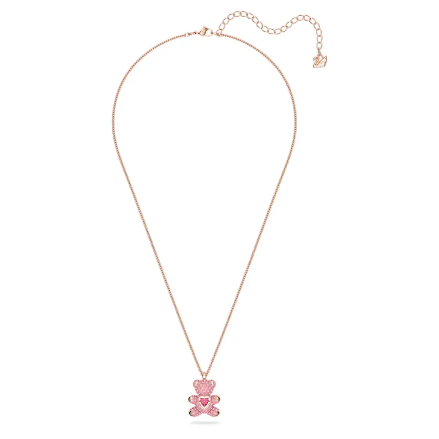 COLLAR TEDDY BEAR OSO SWAROVSKI ROSE GOLD - Image 6