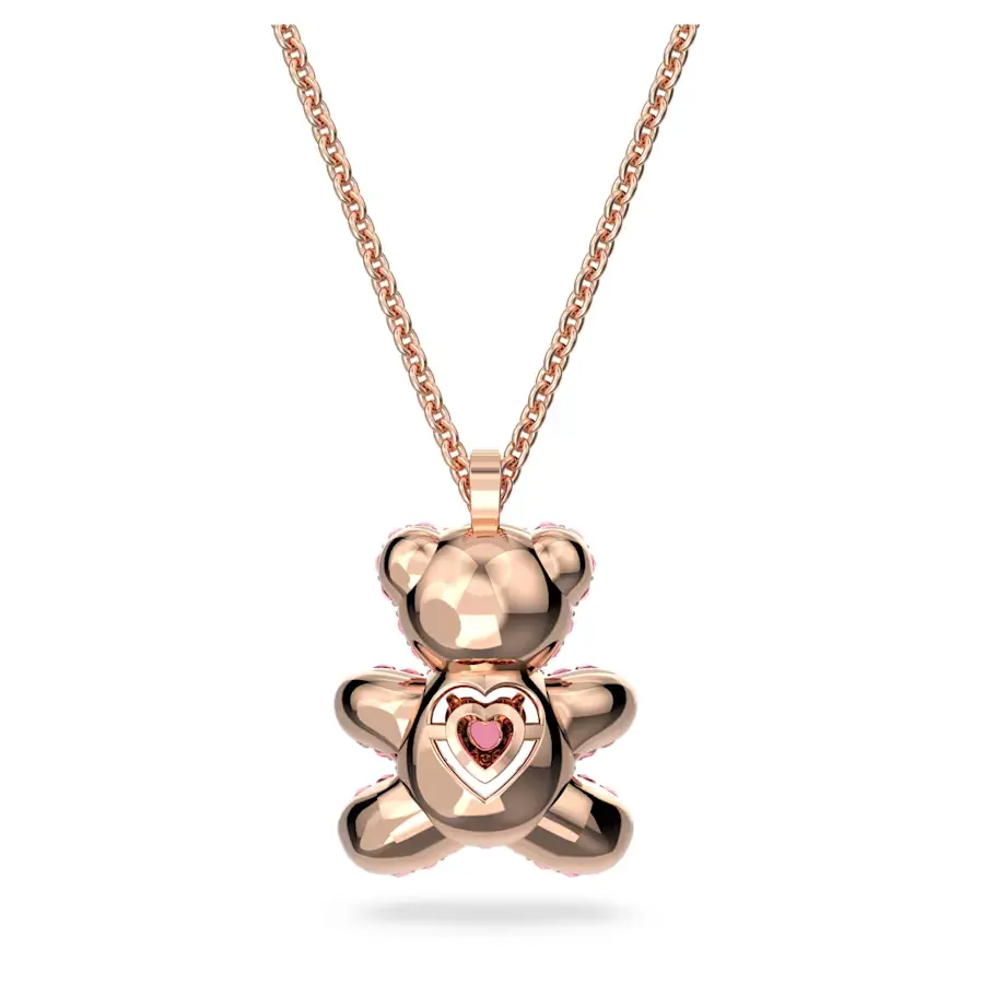 COLLAR TEDDY BEAR OSO SWAROVSKI ROSE GOLD - Image 9