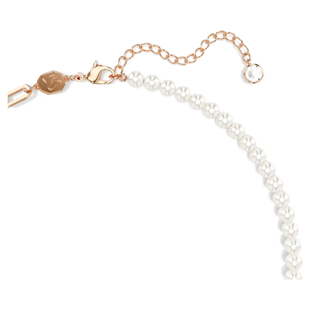 COLLAR TEDDY BEAR OSO SWAROVSKI ROSE GOLD PERLAS - Image 5