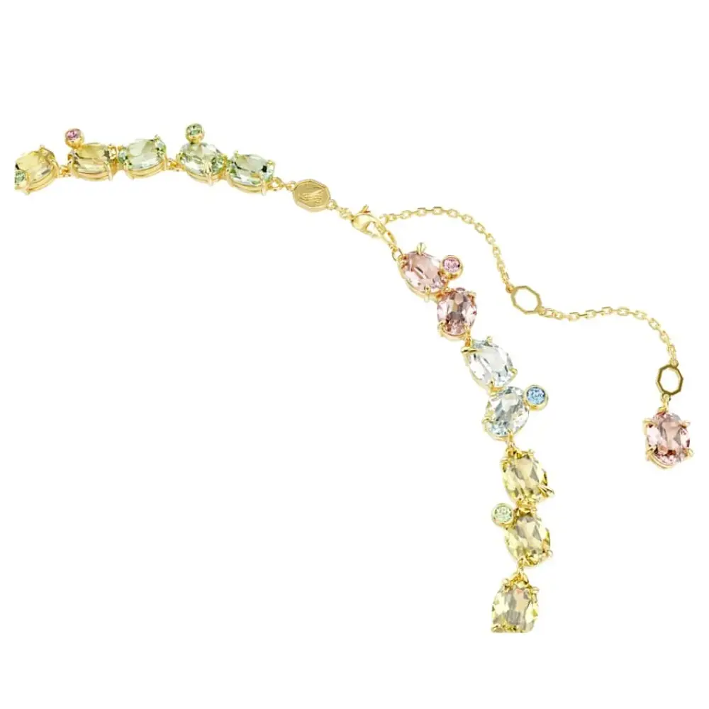 COLLAR TENIS GEMA CRISTALES COMPLETO MULTI COLOR VERDE SWAROVSKI + KIT DE REGALO - Image 4