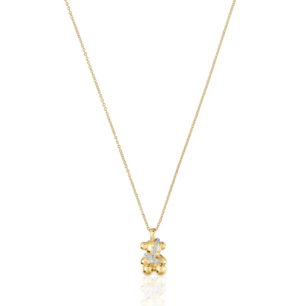 COLLAR TOUS CORTO OSO TEDDY BEAR ORO 18K LILGAT - Image 4