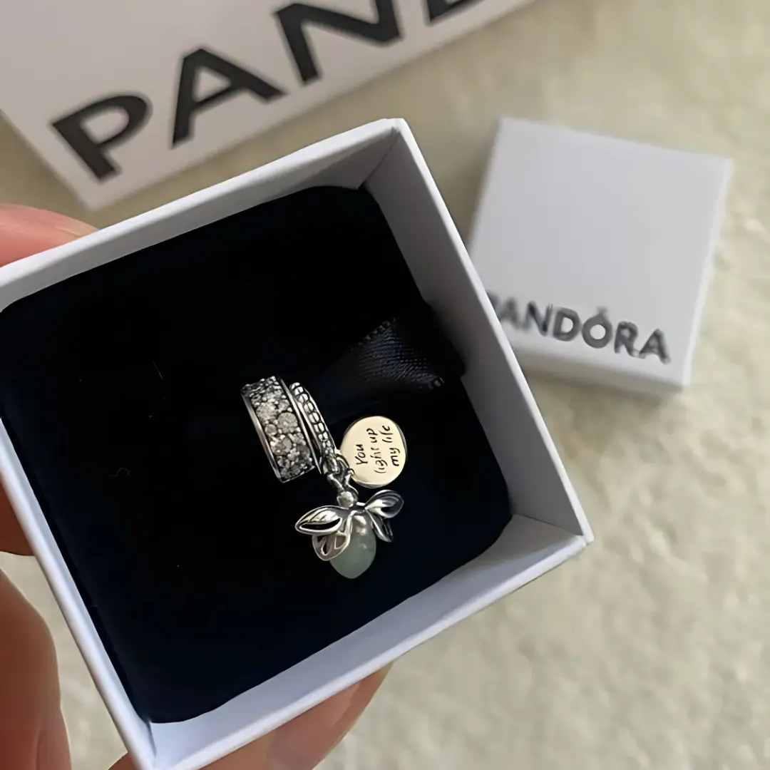 SET PULSERA CORAZON MOMENTS PANDORA + CHARM EVANGELINE LUCIERNAGA - Image 7