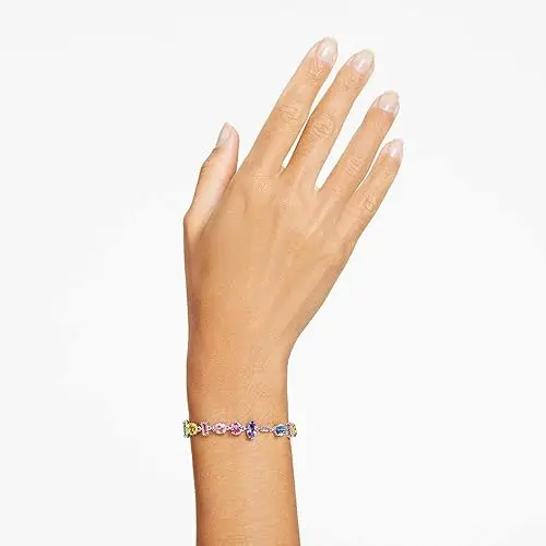 PULSERA BRAZALETE SWAROVSKI GEMA MULTI COLOR SWAROVSKI + KIT DE REGALO - Image 4
