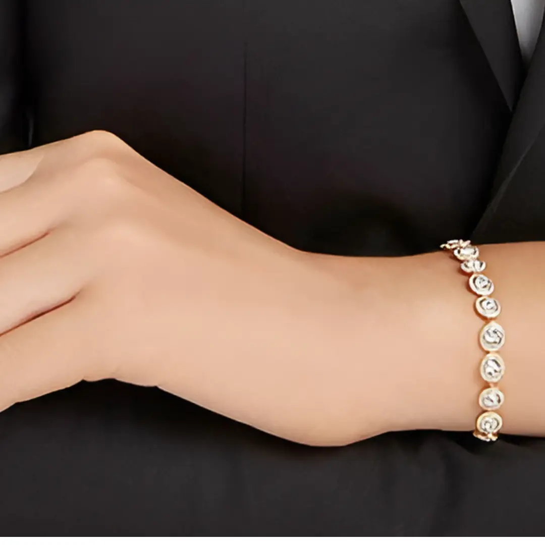 PULSERA CRISTAL SWAROVSKI TENIS ANGELIC HALO ROSE GOLD - Image 3