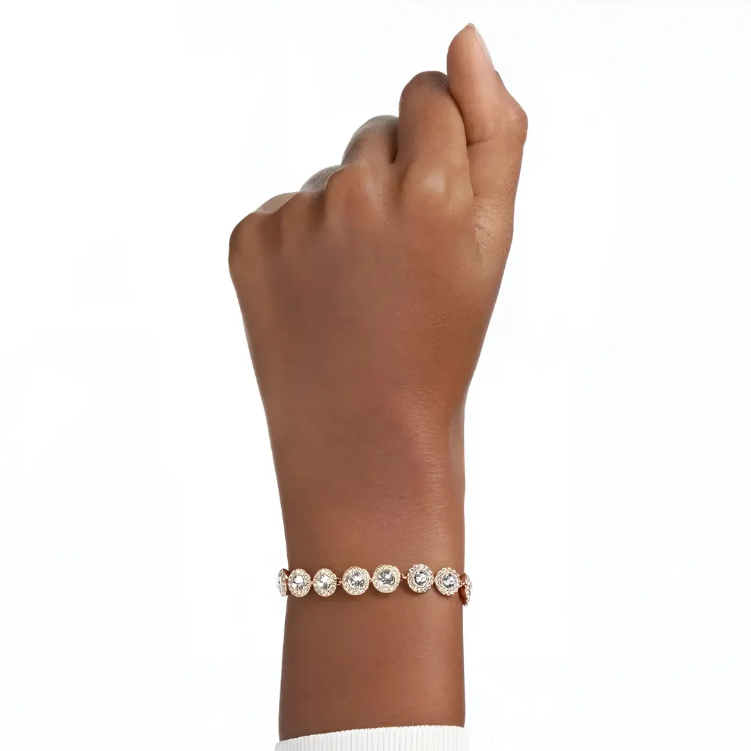 PULSERA CRISTAL SWAROVSKI TENIS ANGELIC HALO ROSE GOLD - Image 4