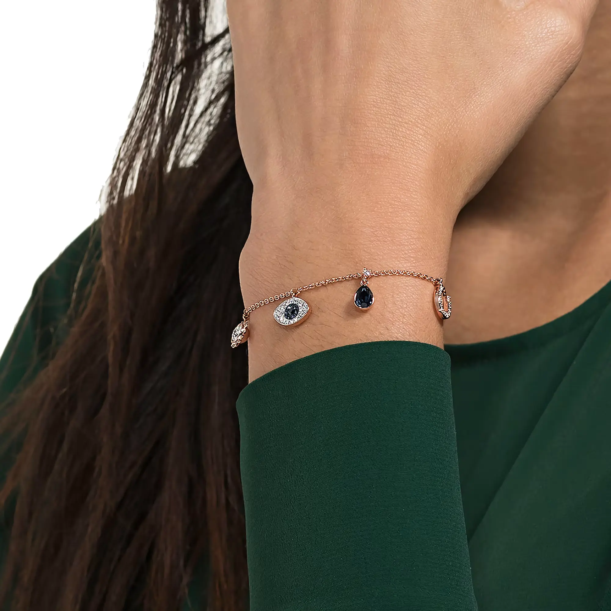 PULSERA BRAZALETE INFINITY OJO SWAROVSKI + KIT DE REGALO - Image 5