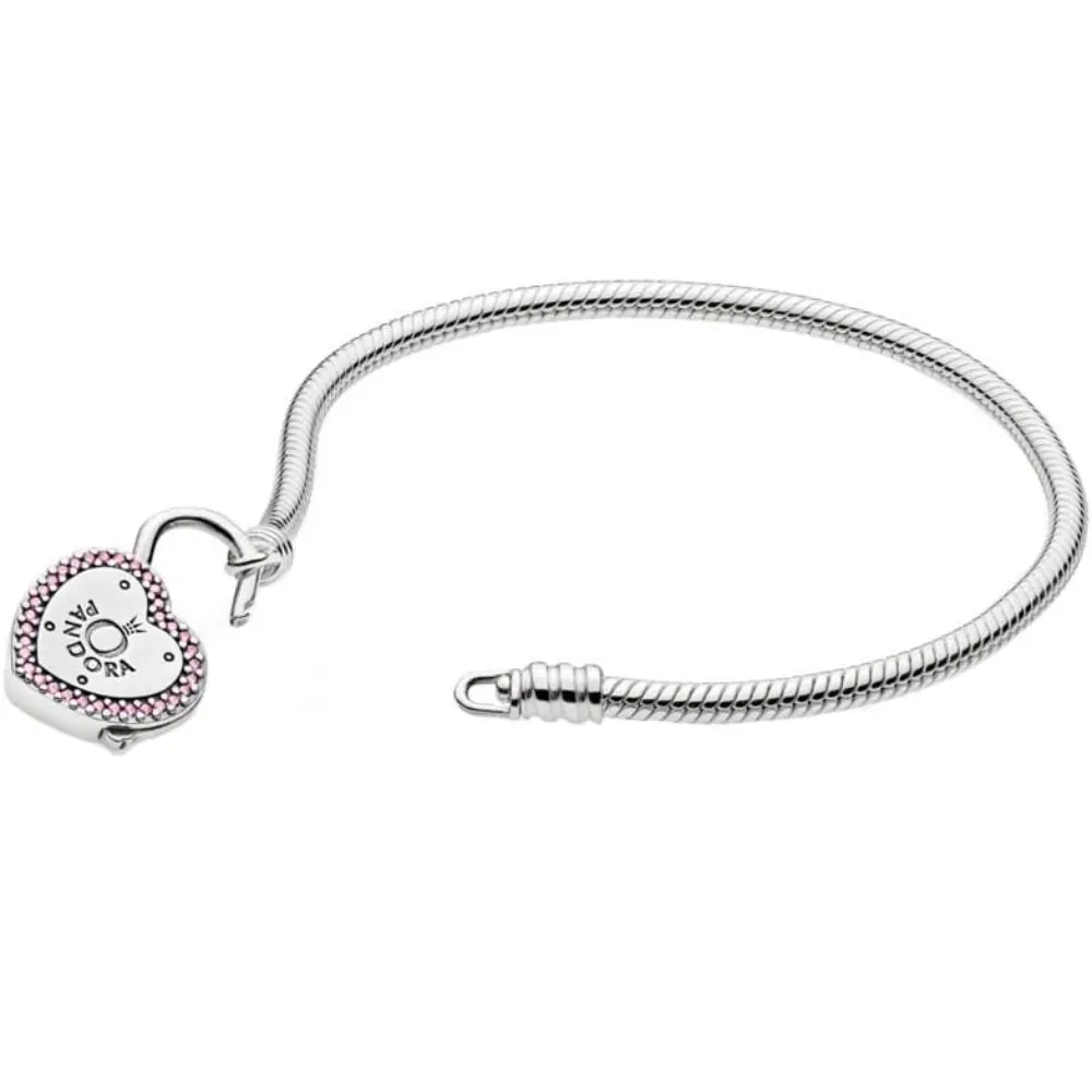 PULSERA PANDORA BROCHE CANDADO CORAZON + KIT DE REGALO - Image 3