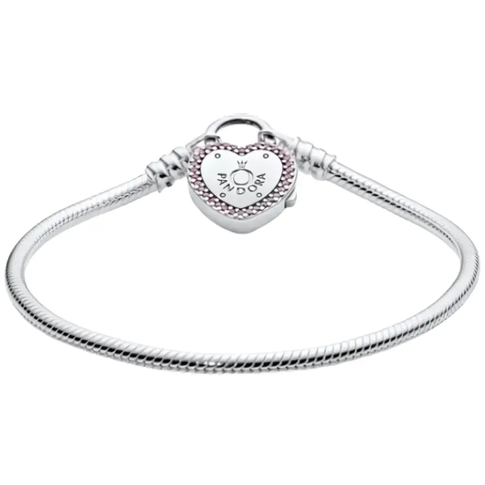 PULSERA PANDORA BROCHE CANDADO CORAZON + KIT DE REGALO - Image 4