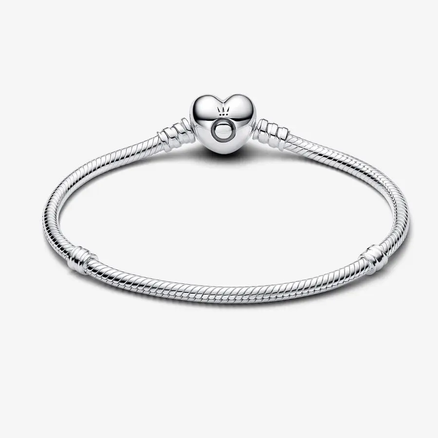 PULSERA BRAZALETE PANDORA MOMENTS CORAZON PLATA .925 + KIT DE REGALO - Image 9
