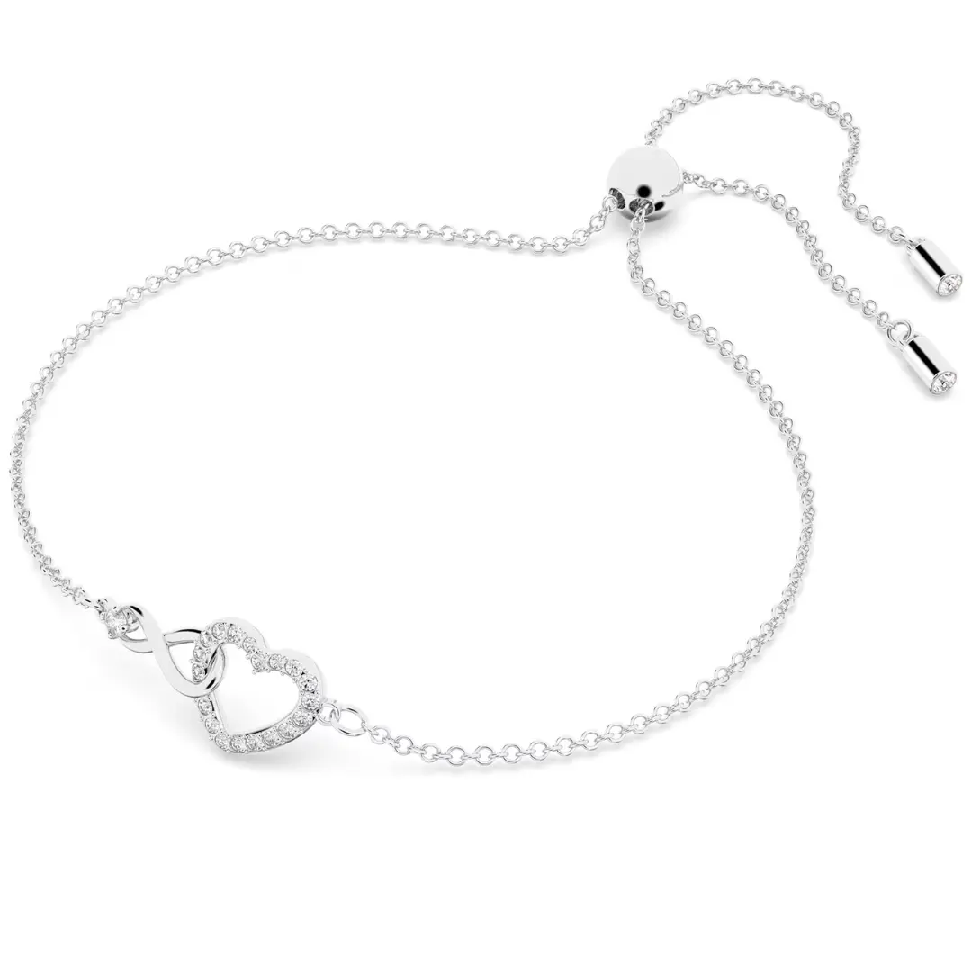 PULSERA SWAROVSKI CORAZON INFINITO PLATEADA + KIT DE REGALO - Image 5