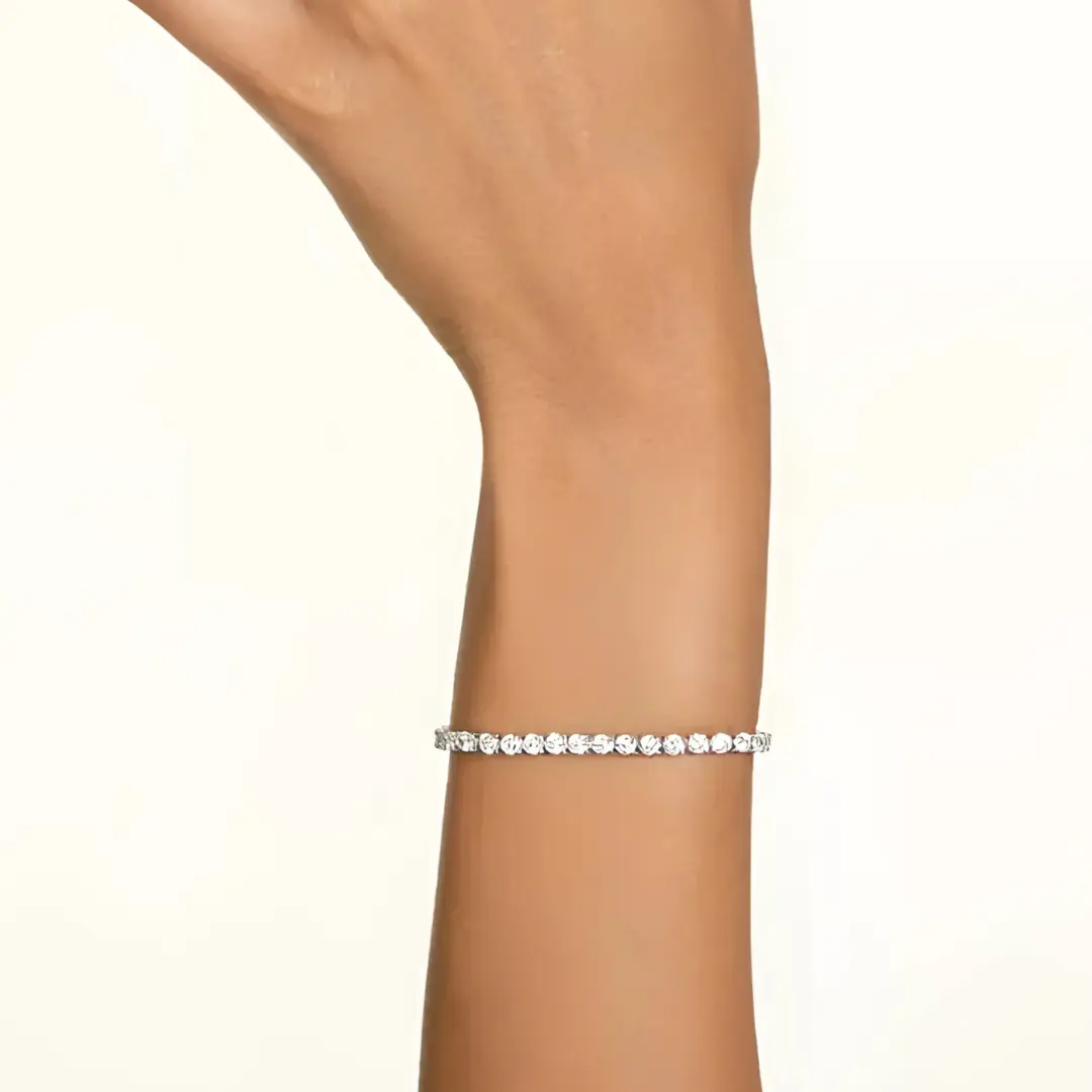 PULSERA SWAROVSKI MATRIX TENIS CRISTALES + KIT DE REGALO - Image 3